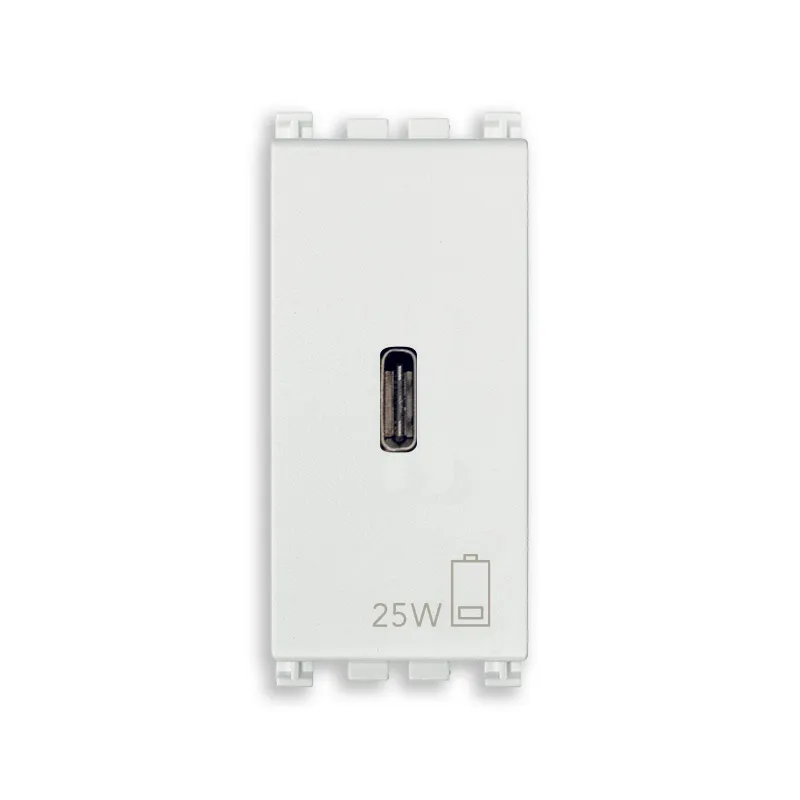 Alimentatore USB C 25W 1M bianco VIMAR ARKE' 19292.C.25.B