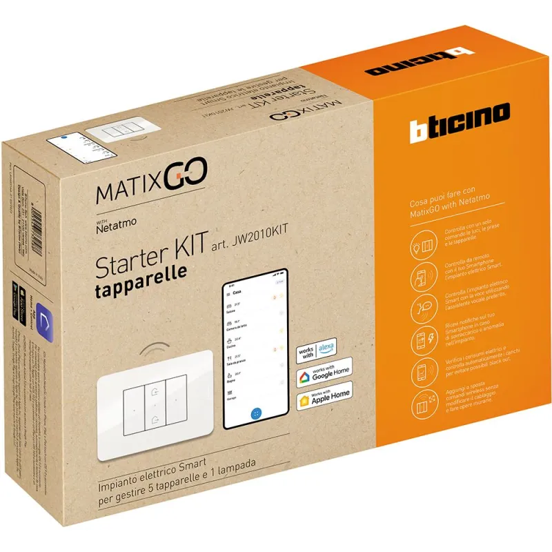 Starter Kit tapparelle MatixGO Bticino JW2010KIT